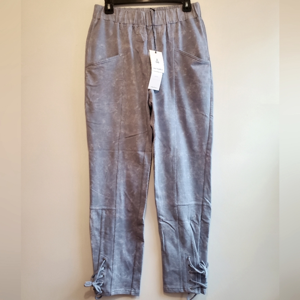 NWT Neon Buddha Sierra Pants Decorative Cuff Womens Medium